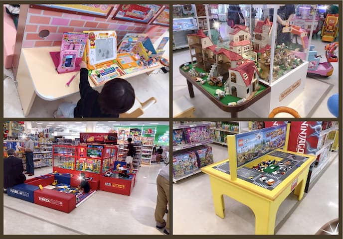 イオン札幌苗穂店おもちゃ売り場の遊び場
