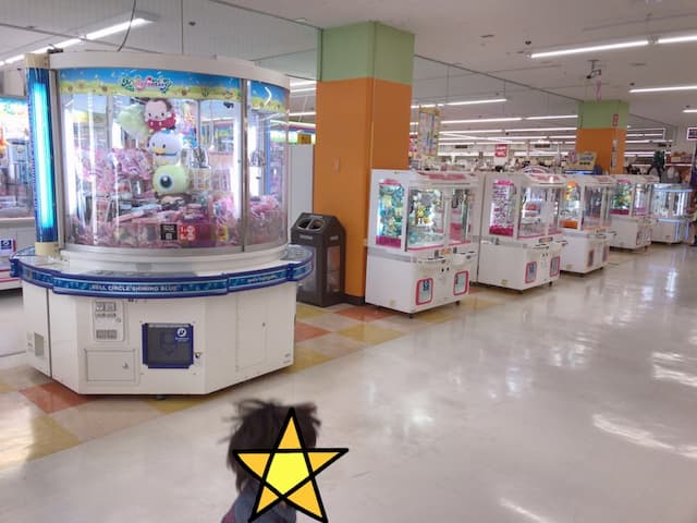 イオン札幌麻生店のゲームコーナー