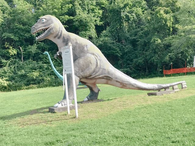 ファミリーランドみかさ遊園の恐竜